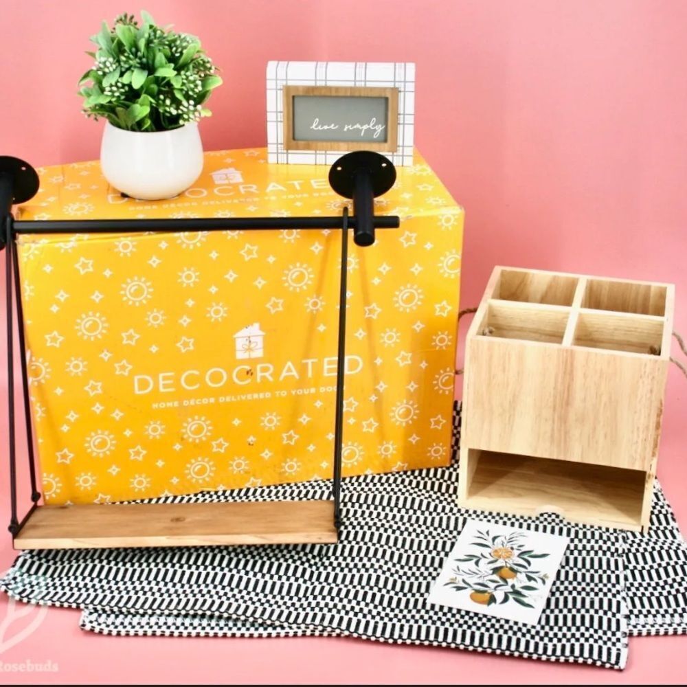 Decorated Home Decor Bundle, 6 Pieces, Subscription Box Summer 2022. NIB!